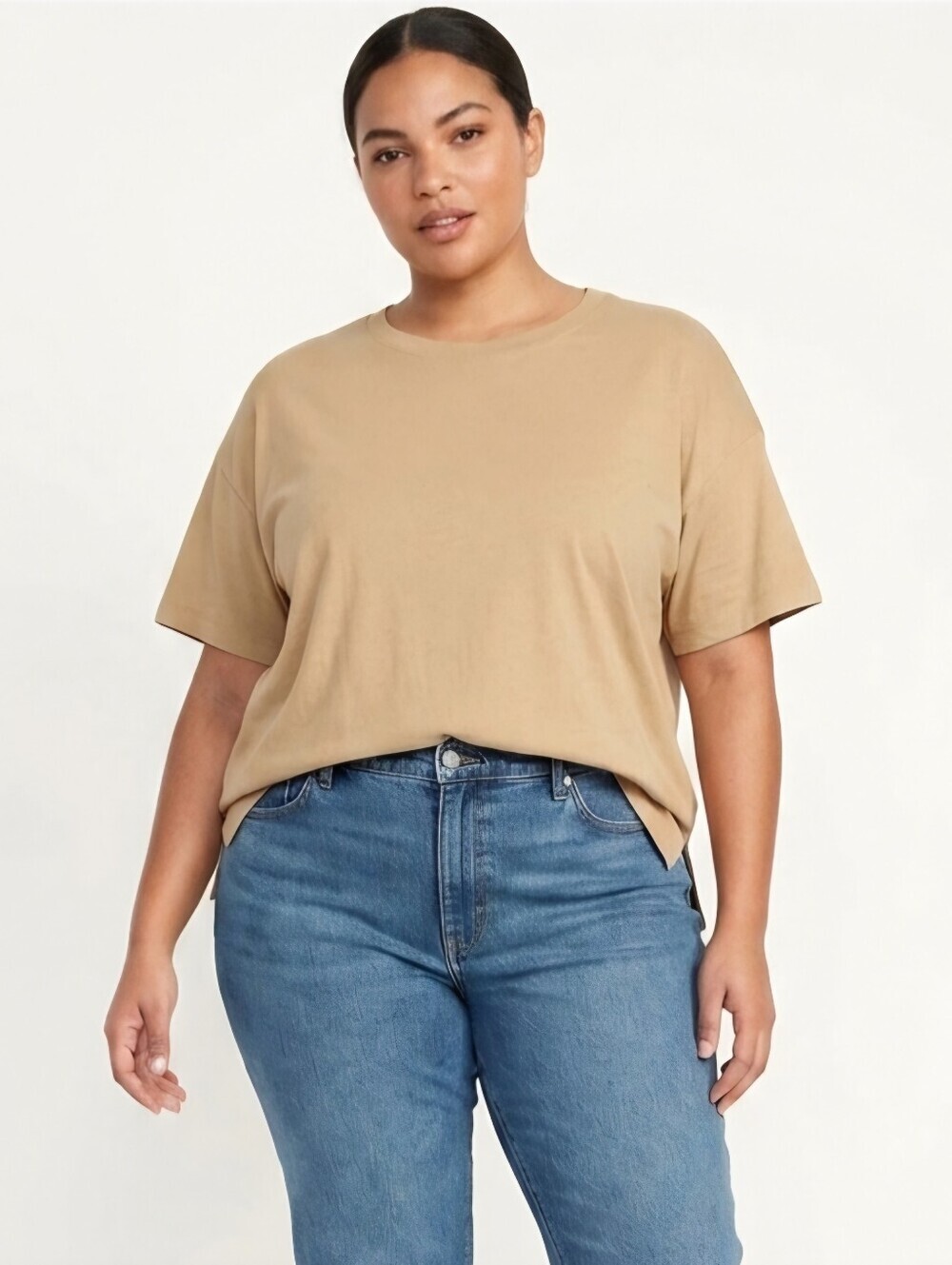 Old Navy Women's Tan T Shirt Large UWOT